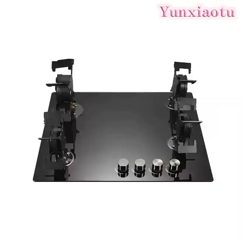 Household Folding Cover Magic Disc Powerful Fire Embedded Multi Burner Gas Stove