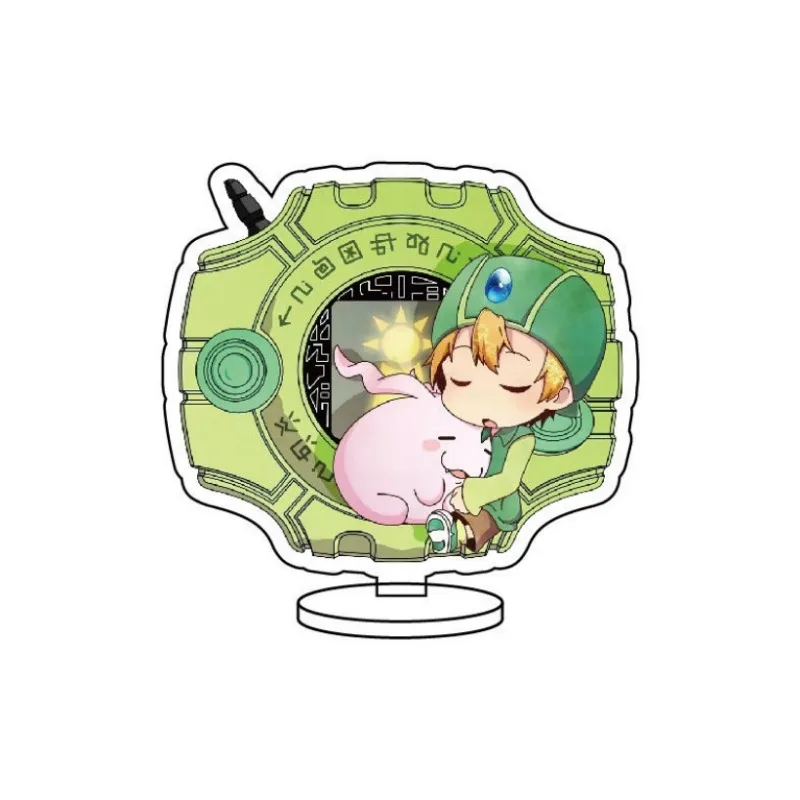 Digimon Animation Kawaii Cute Anime Cartoon Acrylic Stand Ornament Evolution Badge Personalized Creative Children\'s Toy Gift