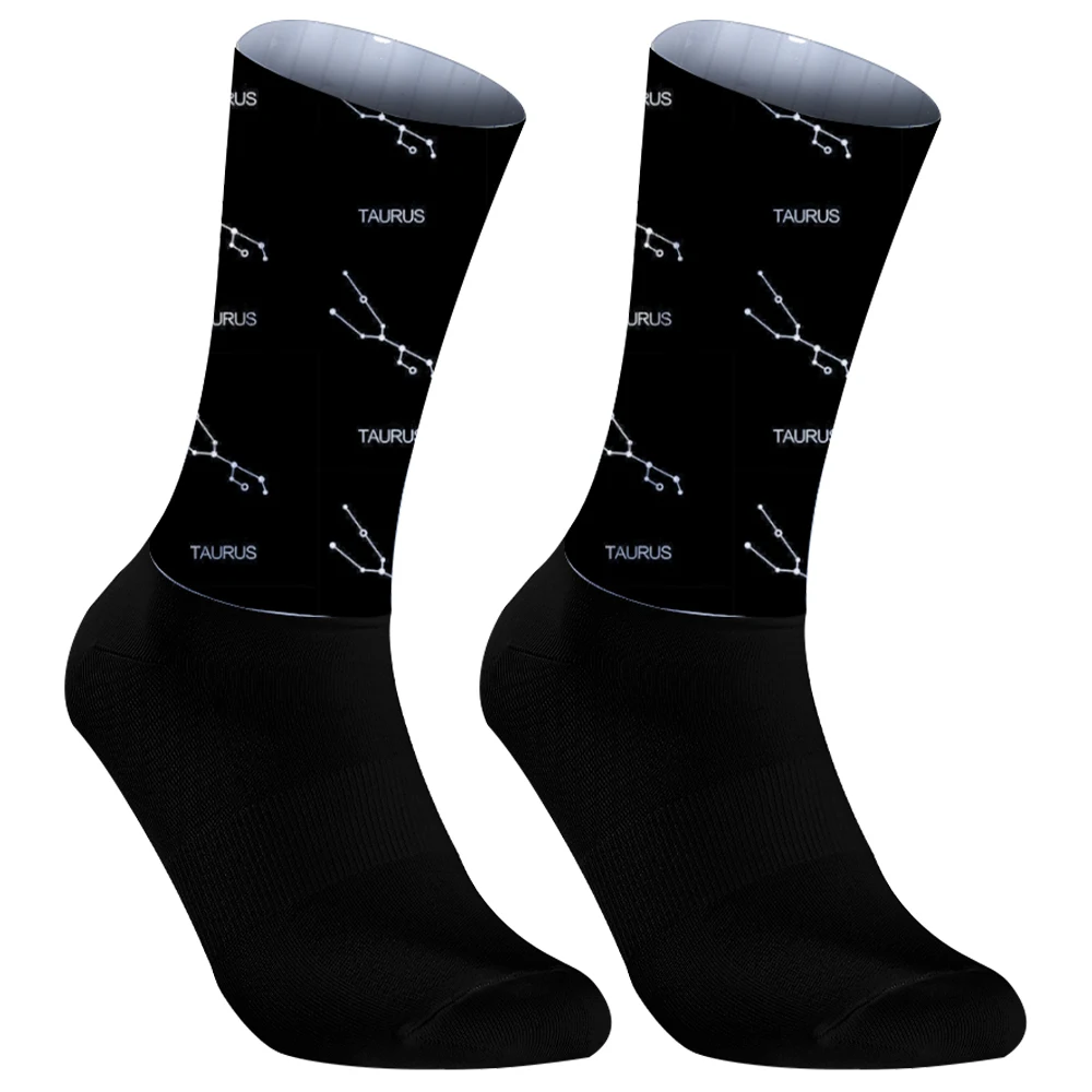 2024 New Summer Cycling Team Socks calzini da bici sportivi in Silicone senza cuciture antiscivolo