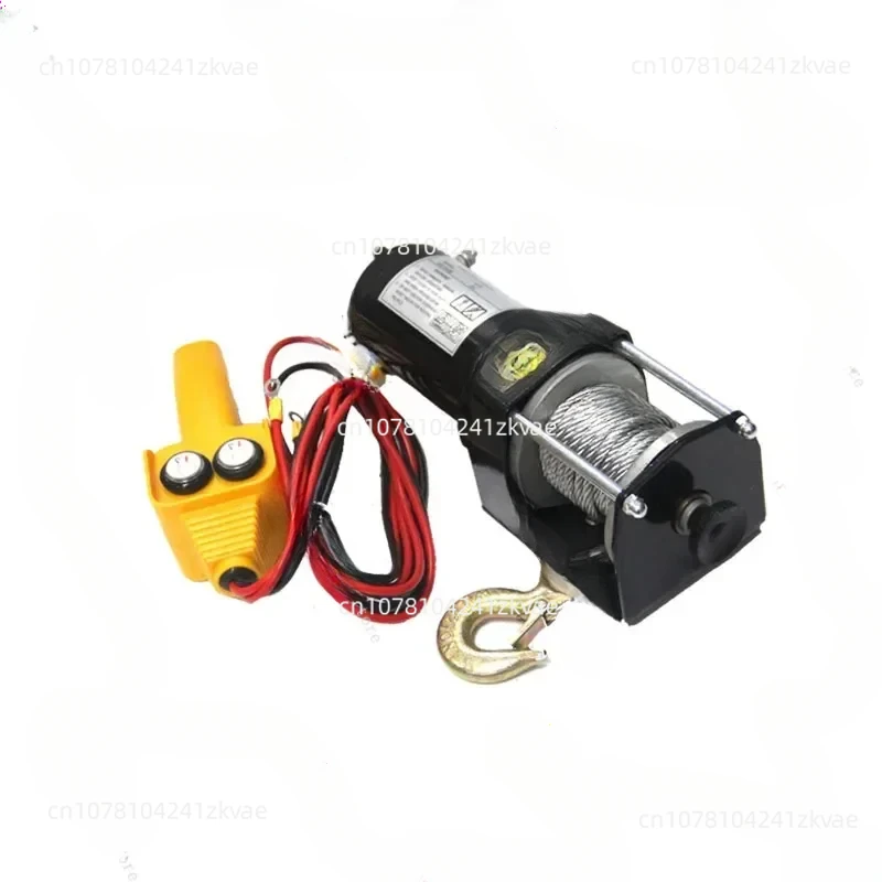 

Vehicle Self-rescue Off-road Electric Winch 3000lb 12V 24V Off-road Vehicle Winch Traction for Vehicle Crane