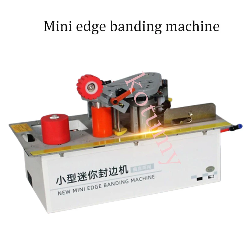 Portable Edge Banding Machine Straight/curve arc-shaped Edge Bander Woodworking PVC Cut itself Used With Saw Table