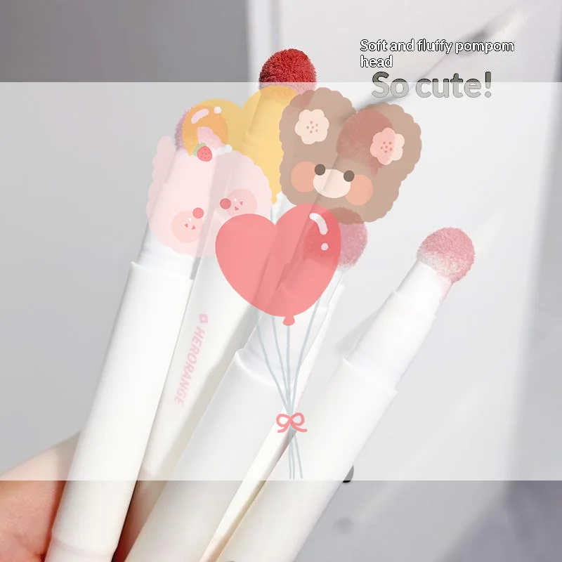 HERORANGE الشفاه الصقيل السائل أحمر الشفاه كريم عارية ماتي الوردي الأحمر الصباغ مقاوم للماء طويلة الأمد صبغ الخد الشفاه تينت لصق #1