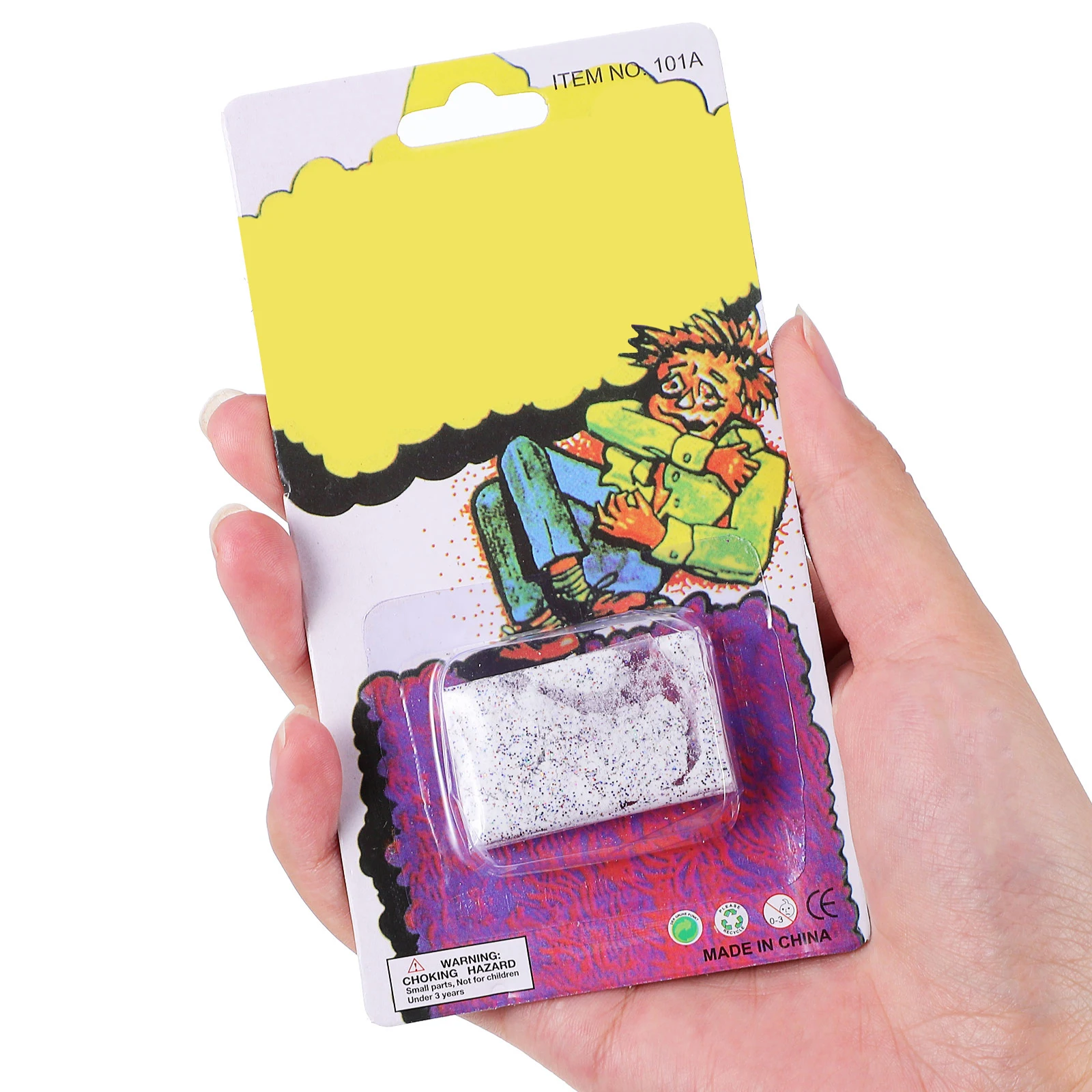 10 pezzi di trucco di Halloween puntello prurito in polvere scherzo puntello scherzo prurito in polvere perfetto per i materiali per feste del primo di aprile