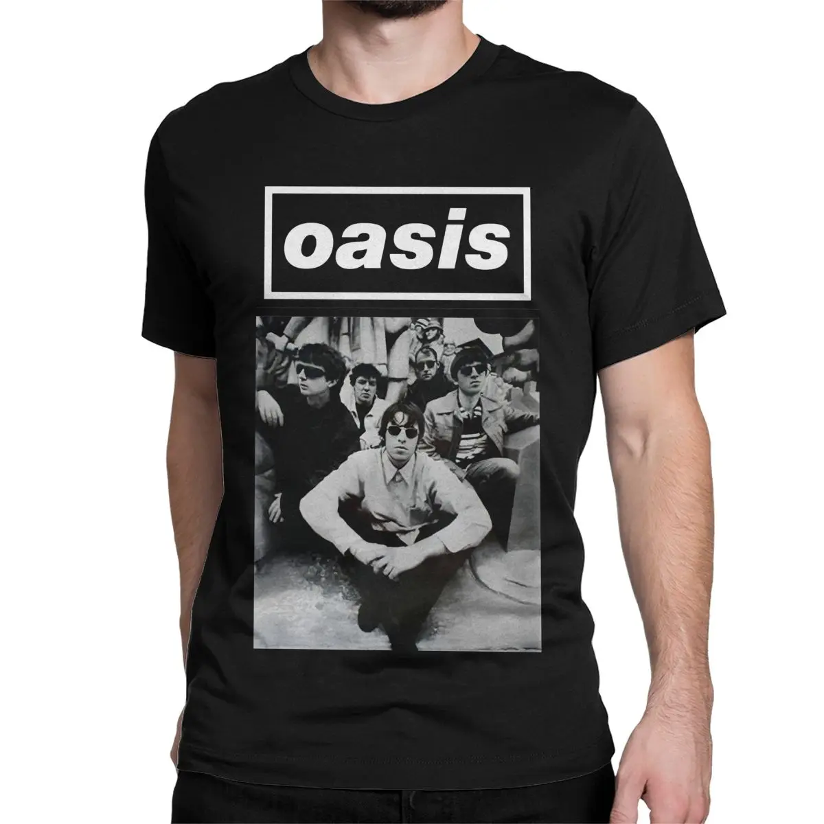 Novelty Live '25 Tour Rock Band The Rain T-Shirt Men Women's Round Collar Cotton T Shirt O-Oasis Short Sleeve Tee Shirt Clothes