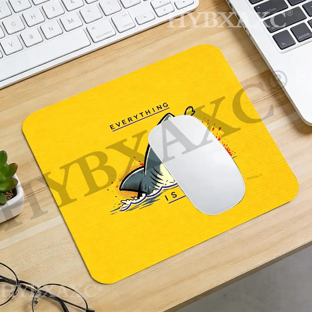 HYBXAXC S-Shark E-eating Mouse Pa  Desk Mat for Office or Home, Modern Mousepad for Work Setup, Computer Accessories