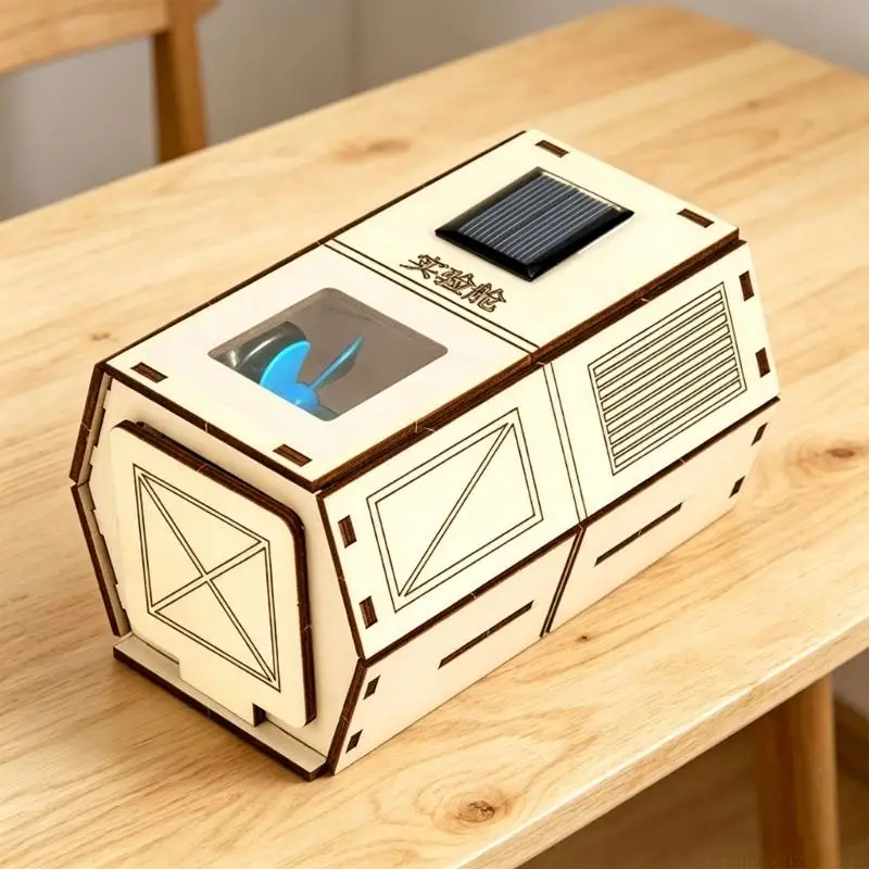 Solar Powered Base DIY Science Experiment Set For Kids Educational Project