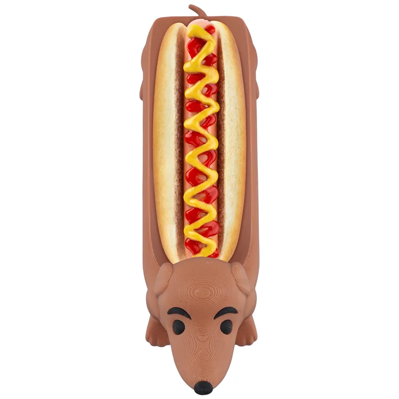 SEWS-Dachshund Tray Dachshund Snack Tray Hot Dog Stand Suitable For Home Restaurant Decoration
