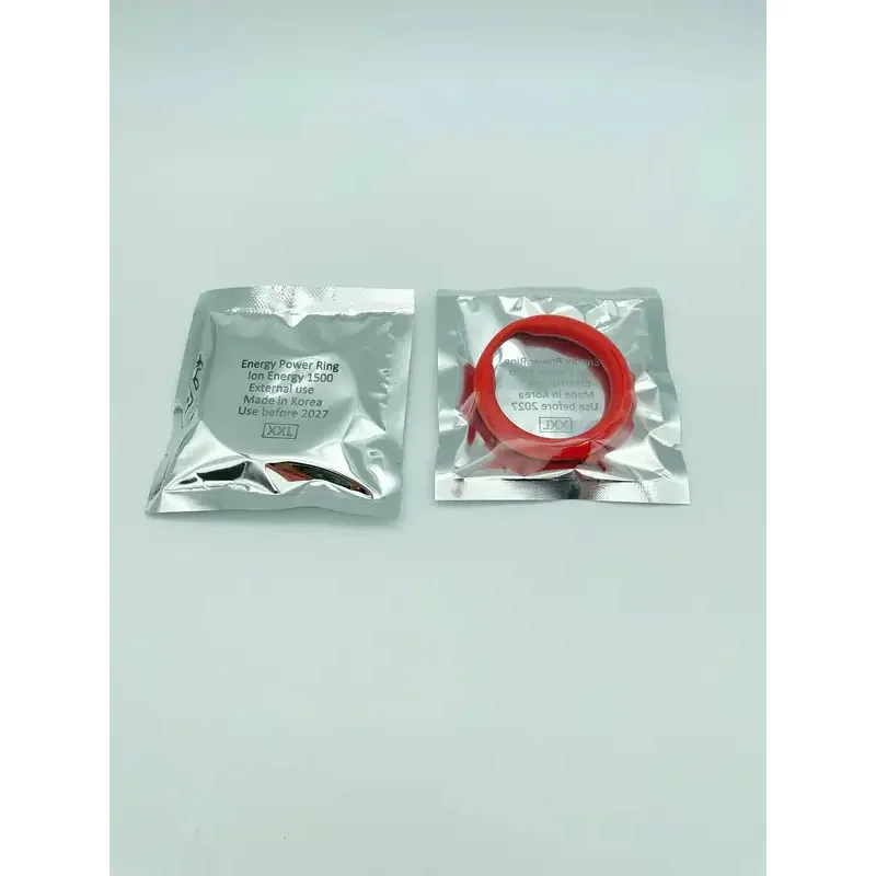 Custom.1pc silicone ring aluminum foil bag packing husband