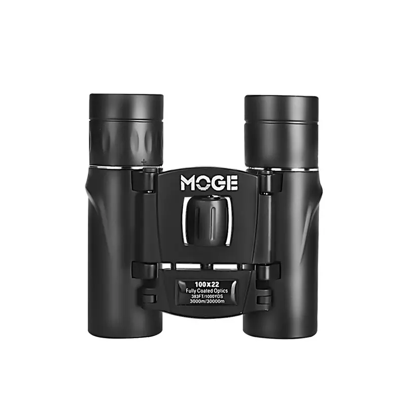 Moge100x22 Binocular High Power HD Telescope, Viagem Portátil, 40x22, Telescópio de Bolso para Caça, Ao Ar Livre, Camping, Viagem