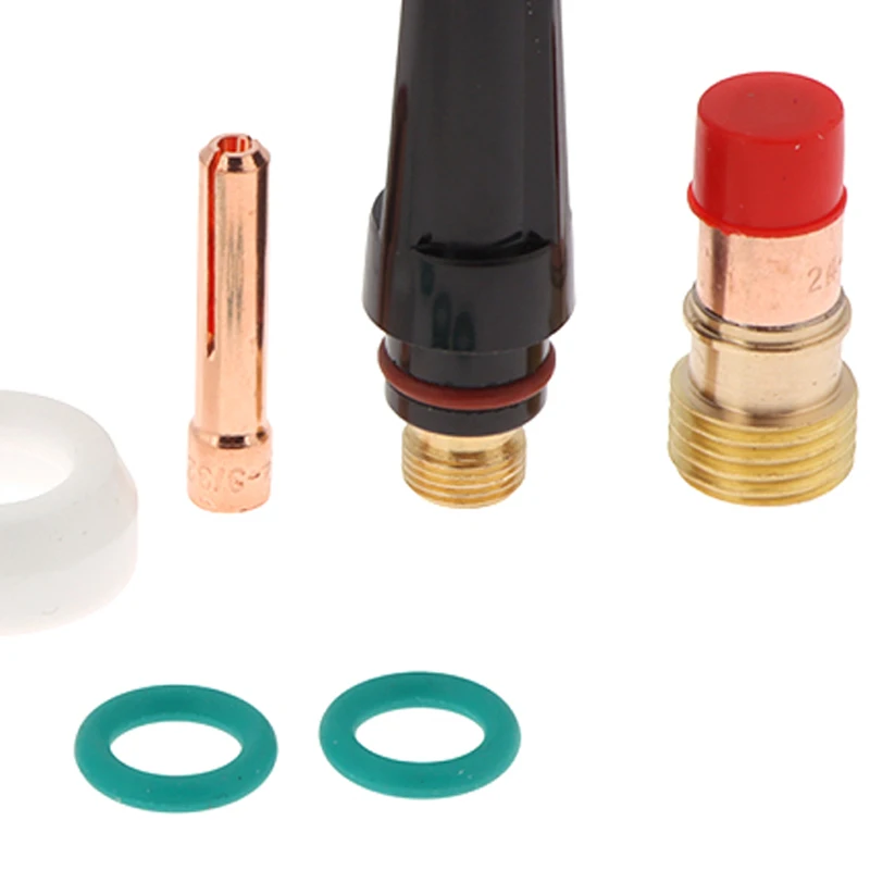 

10 шт., комплект сварочных насадок, комплект стеклянных чашек из пирекса, набор сварочных горелок TIG для WP-17/18/26, аксессуары для сварочных горелок, принадлежности для пайки