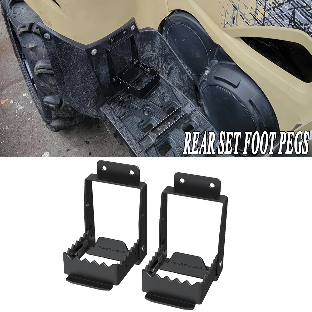 ATV Rear Set Foot Pegs For Honda Fourtrax Rincon/Fourtrax Foreman Rubicon 4x4/ Fourtrax Foreman 4x4/ Fourtrax Rancher/Kodiak 450