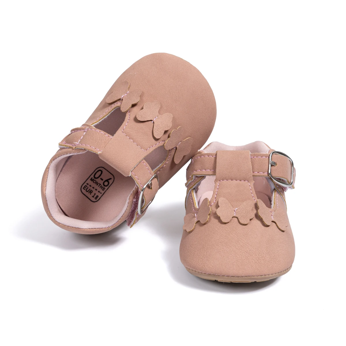 ربيع الخريف طفلة أحذية المشي غير رسمية جميلة ثلاثية الأبعاد فراشة ونجمة صغيرة لينة عدم الانزلاق المطاط وحيد طفل مشوا لأول مرة #5