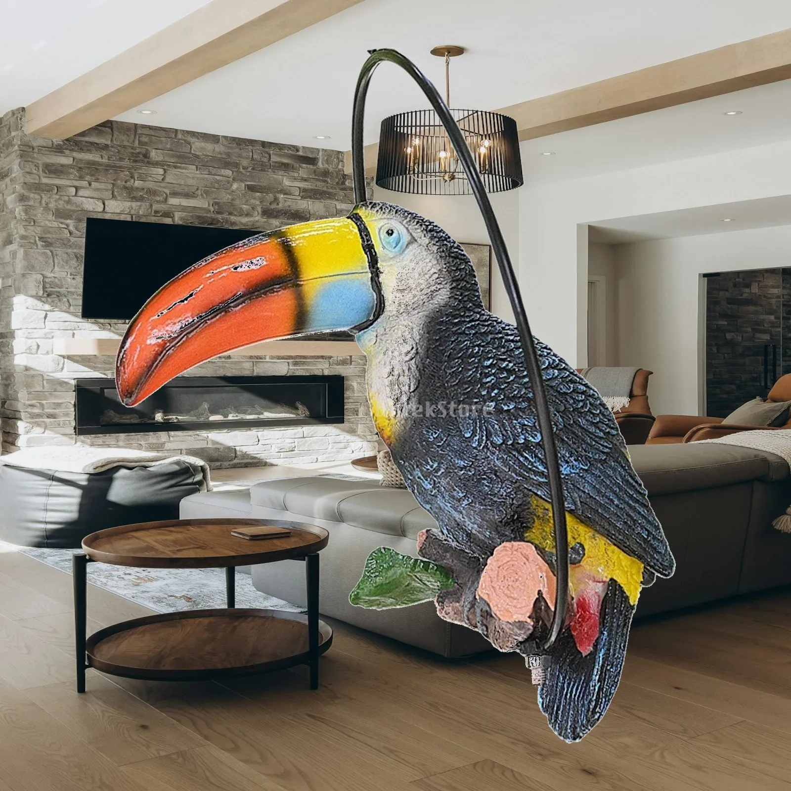 Toucan Tree Hugger Decor Creative Toucan Figurine for Patio Home Outdoor