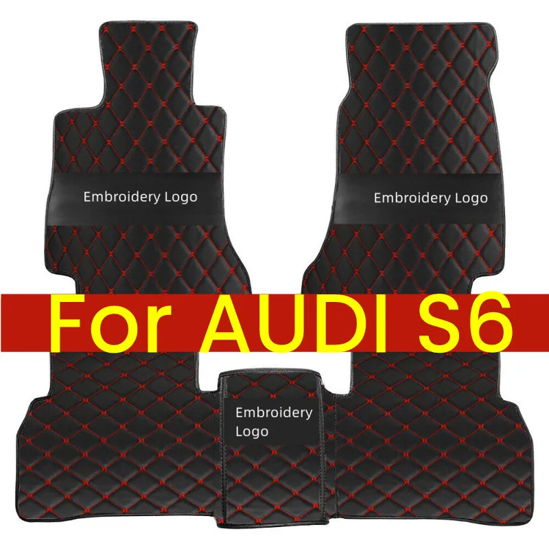 

Car floor mats for AUDI S6 2013 2014 2015 2016 2017 2018 2019 Custom auto foot Pads automobile carpet cover