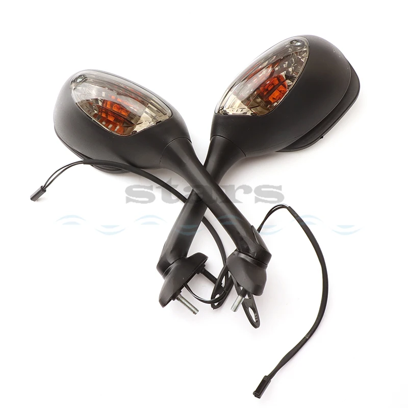 

Motorcycle Rearview Rear View Side Mirrors with LED Turn Signal Light For Suzuki GSXR 600 750 1000 2006-2010 K6 K7 K8 SV650 650S