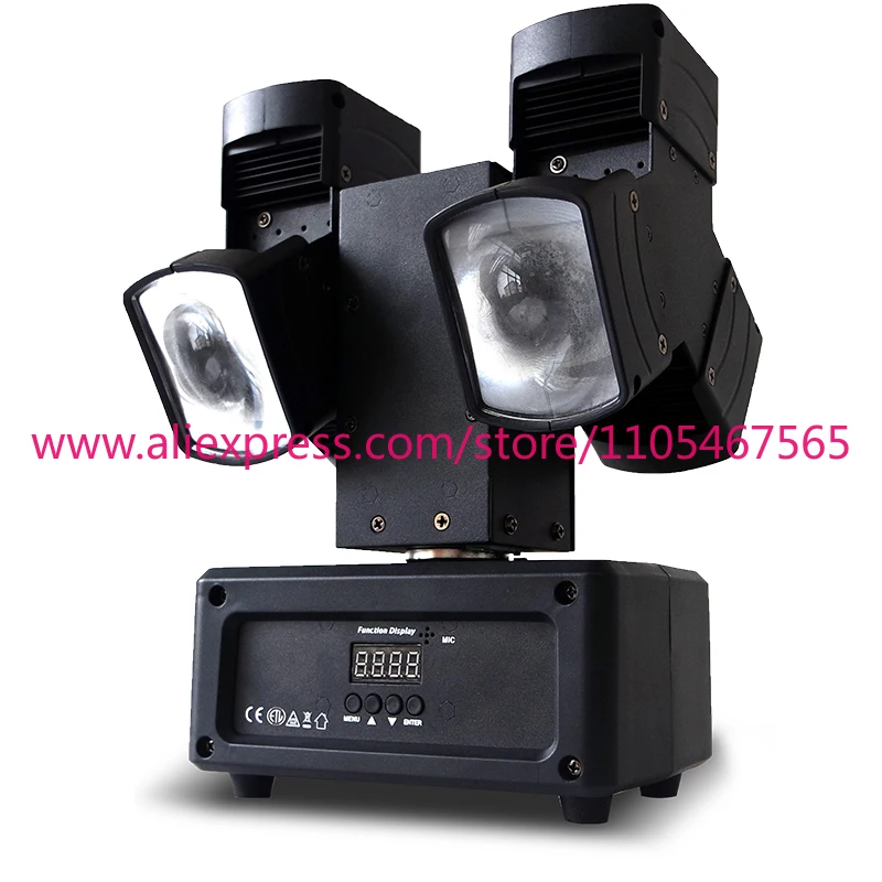 

6X10W LED Moving Head Light Strobe Light Professional Mini Moving Head Light, Stage Lighting Wedding Party DJ