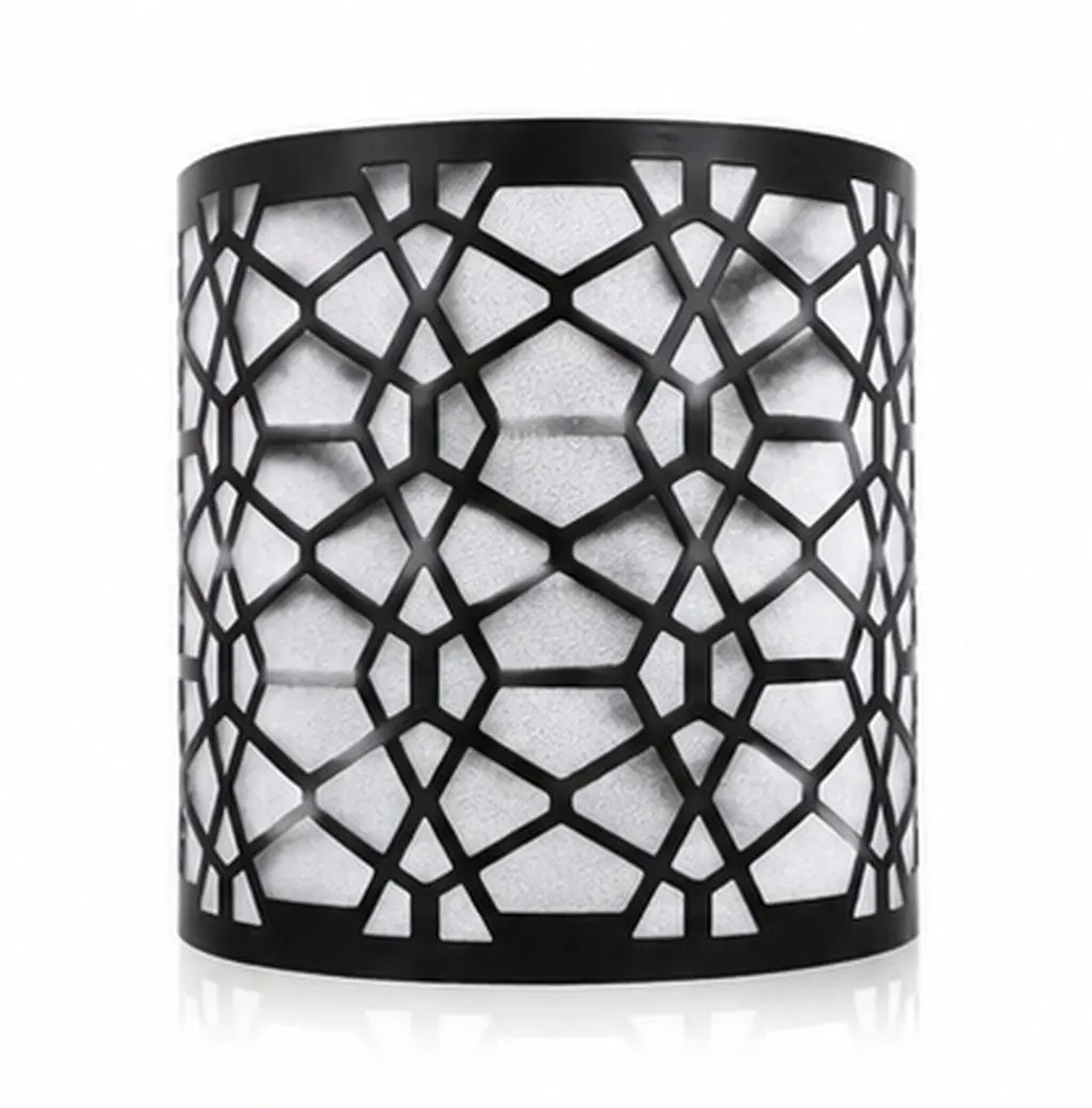 Classic Quaint Hollow Iron Lampshade Black Suspension Light Cover for Home Restaurant Front Desk Warm Artistic Atmosphere Decor