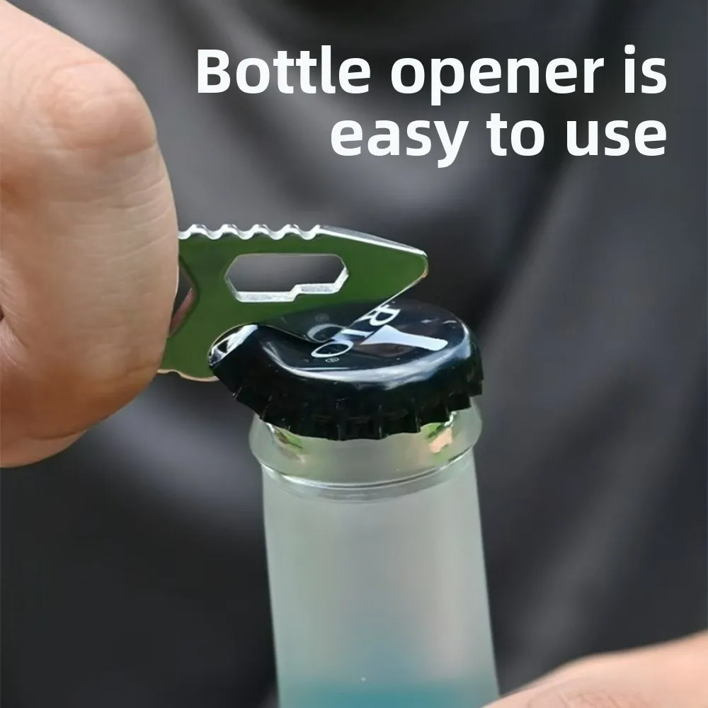 

Outdoor Mini Multifunctional Pry Bar, Hanging Buckle, Pocket Key Clip, Keychain, EDC Mini Tool, Bottle Opener, Hexagonal Wrench