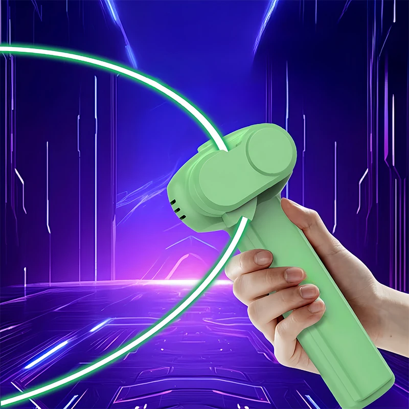 String Toy Loop Glow in The Dark lanciatore di corde portatile Fidget Toy USB Electric Handheld String Cool Toy per regalo per bambini