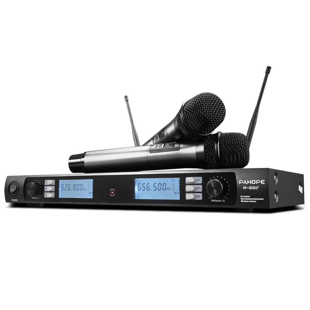 

H-602 Professional U Segment One Tow Two KTV Conference Wireless Microphone Handheld Gooseneck Headwear Microphone Portable Home