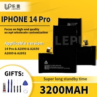 Original Battery iPhone 14 Pro 3200mAh High Quality Battery A2890 A2650 A2889 Free Tool for iphone 14 Pro Battery Replacement