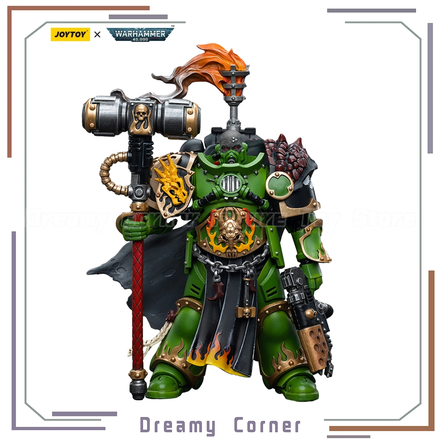 

【In Stock】JOYTOY Warhammer 40K Salamanders Captain Adrax Agatone 1/18 Action Figure Toys Collection