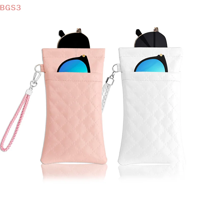 

Portable Squeeze Sunglasses Case Pu Leather Soft Sunglasses Case Easy To Use Eyeglasses Case Pouch
