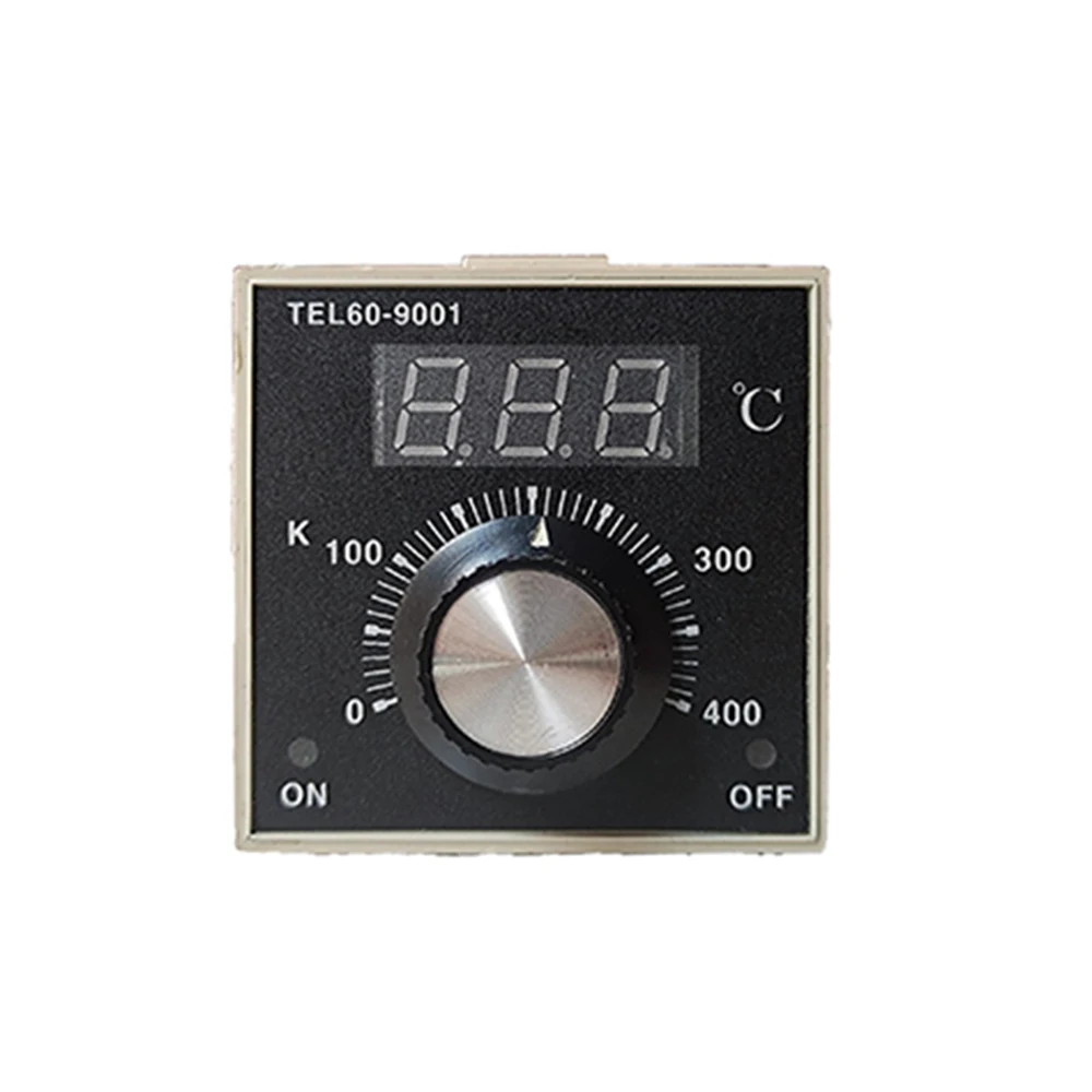 New TEL60-9001 220V 380V 0-400 ℃ Electronic Thermostat Temperature Controller Instrument for Gas Electric Oven TEL60 9001