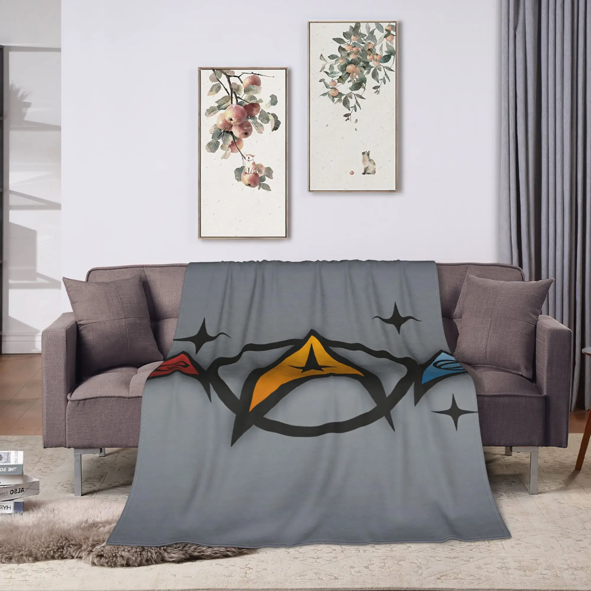 S-Star T-Trek Ship Movie  Blanket Quality Soft Warm  Bedding Throws Spring Decorative Home Decor Print Bedspread