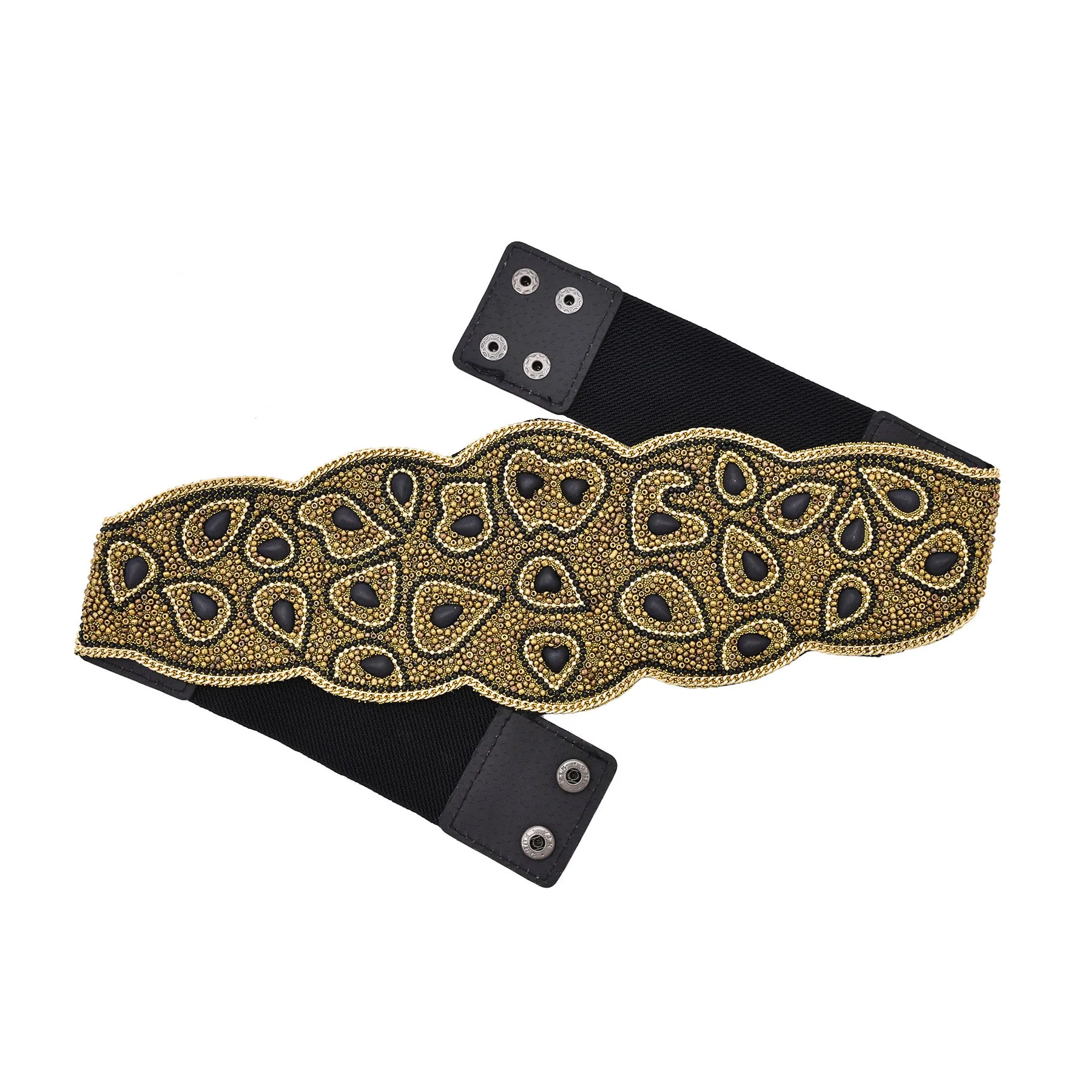 بوهيميا ريترو الخرز حزام مجوهرات للجسم زر أحزمة وسط مرنة بيان التركية الشاطئ سحر النساء الملحقات هدية