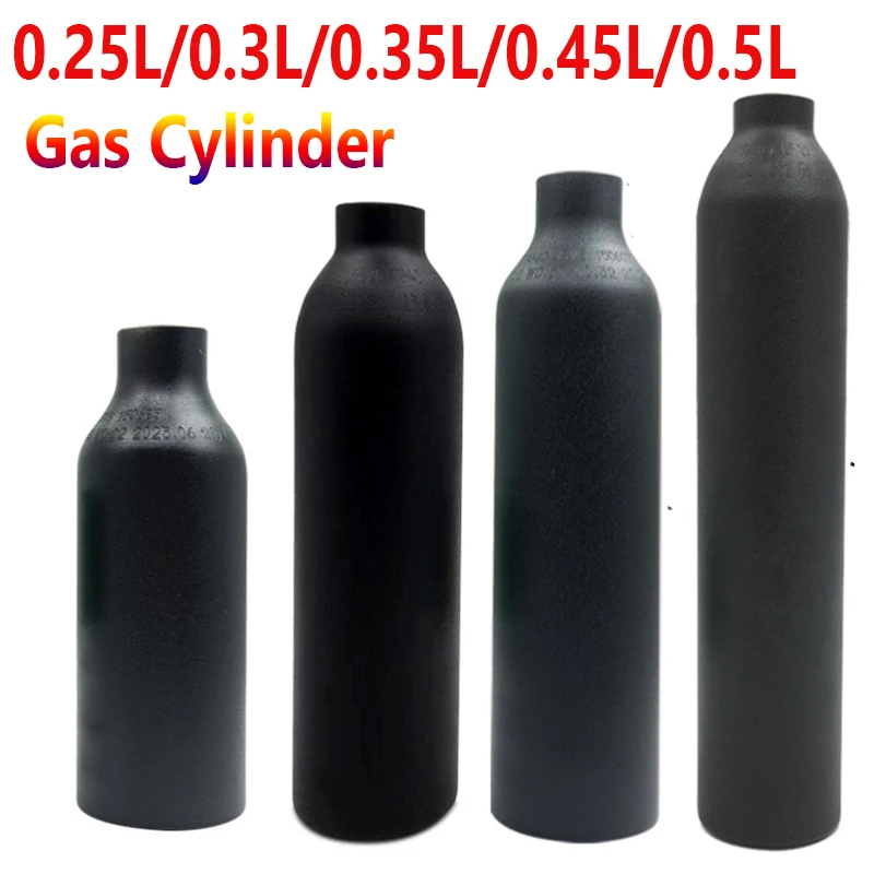 

30Pma High-Pressure Gas Cylinder 6.3Mm Wall Thickness Aluminum Alloy 0.25L/0.35L/0.45L/0.5L Gas Cylinder Aquariums Accessories