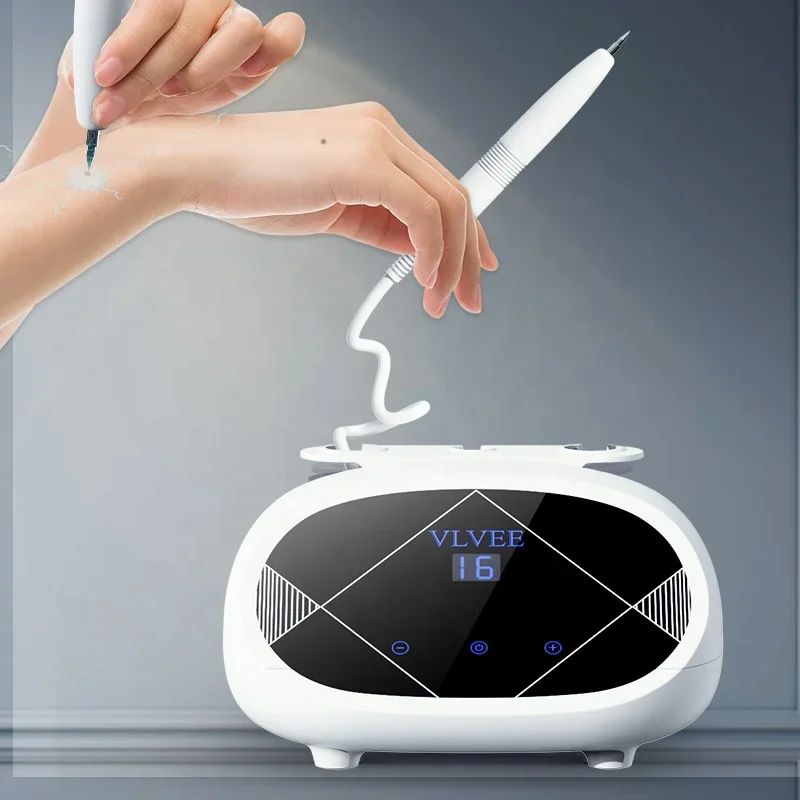 Selling Professional 16 Level Plasma Pen Mole Removal Machine Face Care Skin Tag Removal Freckle Wart Dark Spot Remover