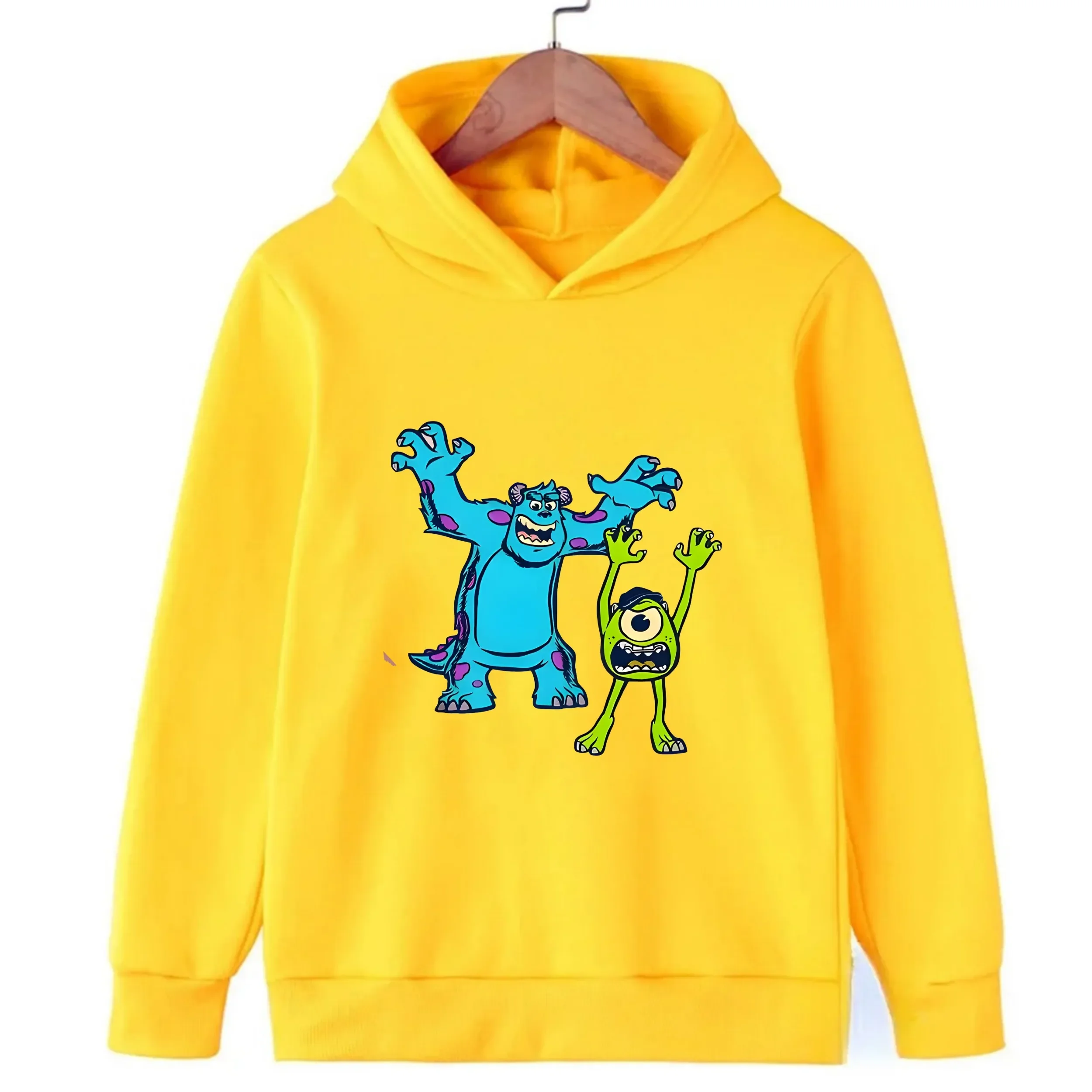 

Детская толстовка с капюшоном Disney Pixar Monsters, Inc. и толстовка с принтом Майка Вазовски для мальчиков и девочек, повседневный пуловер