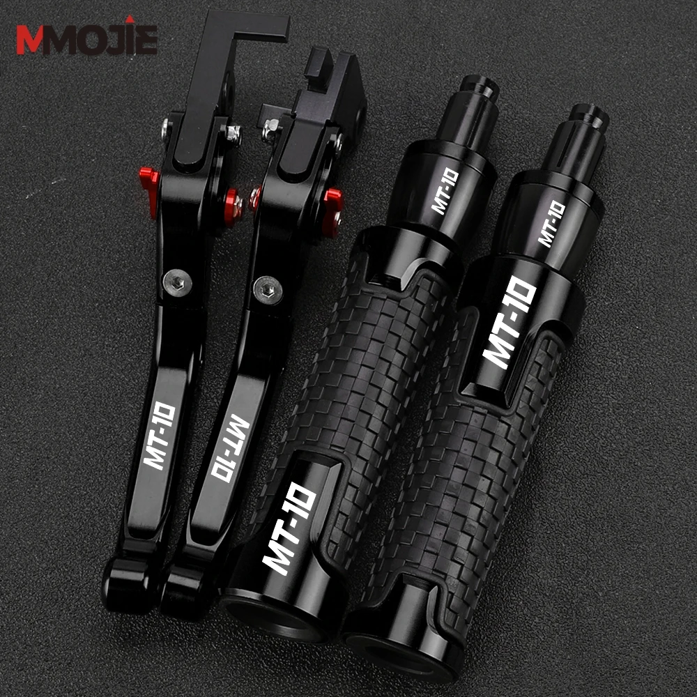For YAMAHA MT10 MT-10 MT 10 2016 2017 2018 2019 2020 2021 2022-2025 Brake Clutch Levers 7/8'' 22mm Handlebar Handle Grips Ends