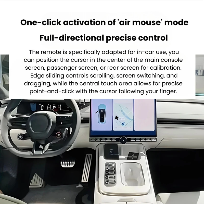 Cheerdots for CheerTok Plus-P1 Car Remote Control Wireless Bluetooth Multifunction Touch Pad for Xpeng BYD Smart Car