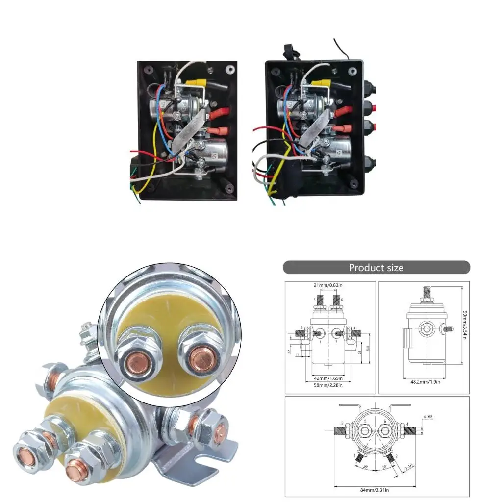 High Performances 12V 300A Winch Relays for All Terrain Vehicles and Snowmobiles
