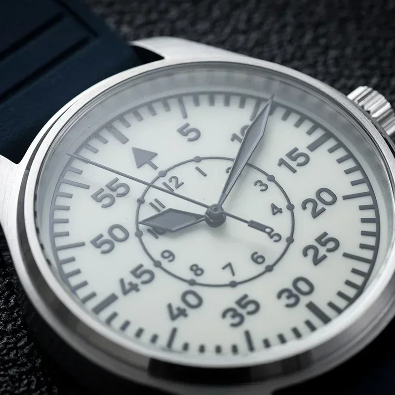 Reloj de cuarzo MYSTERIOUS CODE ML10 VH31 segundo movimiento de barrido 316L revestimiento arenado zafiro BGW9 luminoso 100m resistente al agua