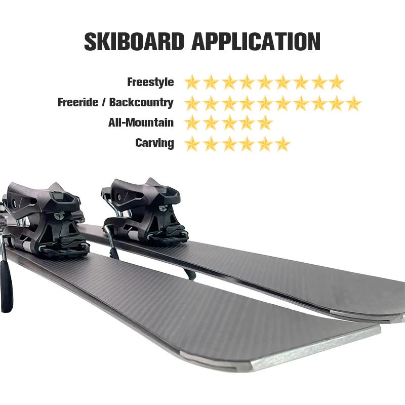 

Winter Sports Freeride Freestyle Carbon Fiber Skiing & Snowboarding Snow Board Ski Products Snowboards Skis Skiboard