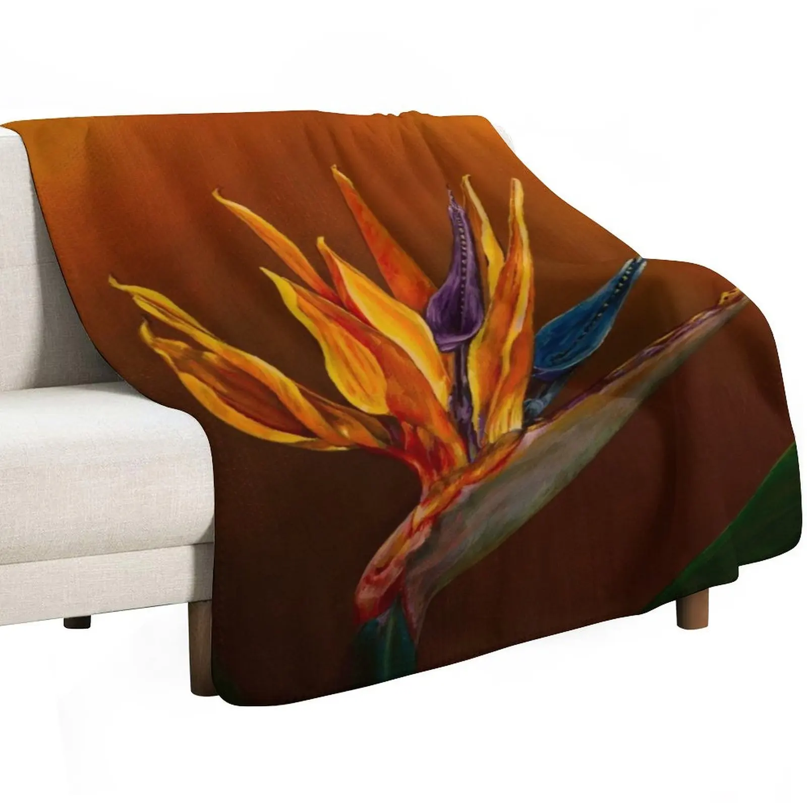 Bird of Paradise flower Throw Blanket anime Thermals For Travel Bed covers For Decorative Sofa Decorative Throw Camping Blankets