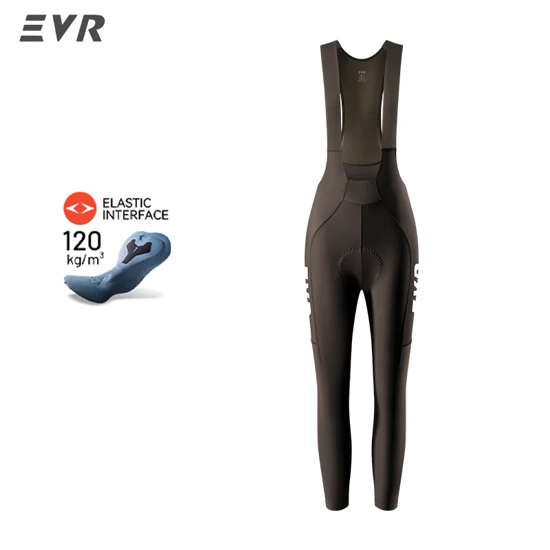 EVR Pro damesfietsbroek voor lente en herfst, lichtgewicht, met voering, hoge taille, geschikt voor racefietsen, mountainbikes en lange afstanden.