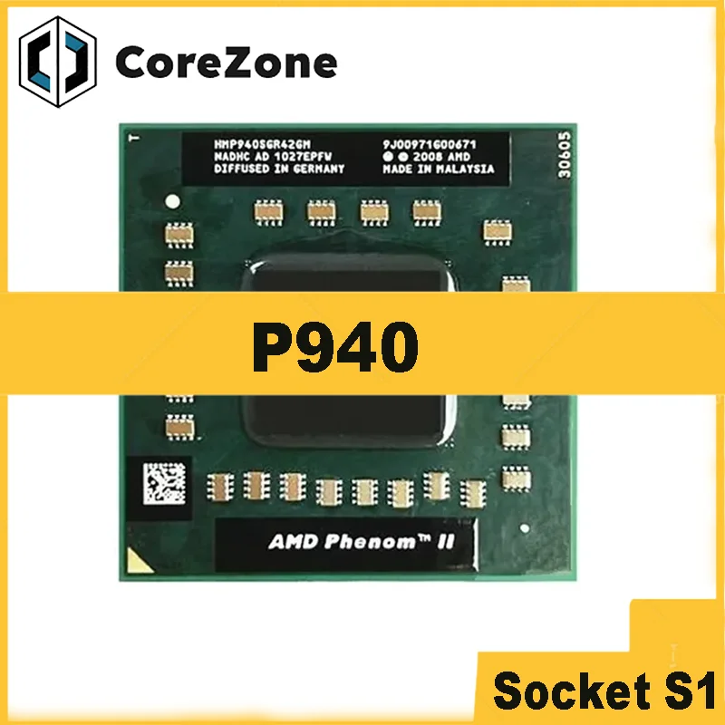 P940 HMP940SGR42GM 1.7 Ghz Quad Core 2M 25W Socket S1
