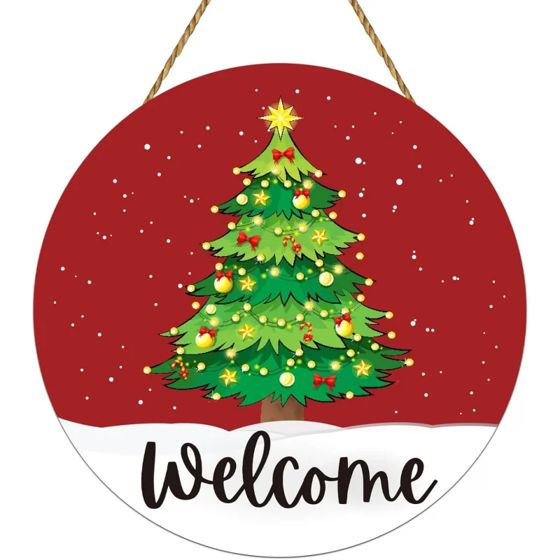 Christmas sign wooden plaque decoration 30X30CM