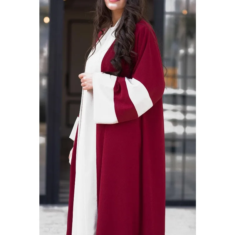 Muslim Abaya for Women with Scarf Eid Long Sleeve Morocco Arab Party Dress Long Robe Vestidos Dubai Abayas Modest Kaftan Dresses