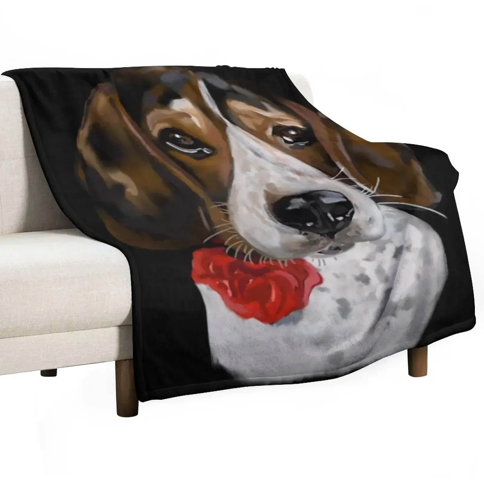 

adorable Beagle art Throw Blanket Giant Sofa blankets and throws christmas decoration heavy to sleep Blankets