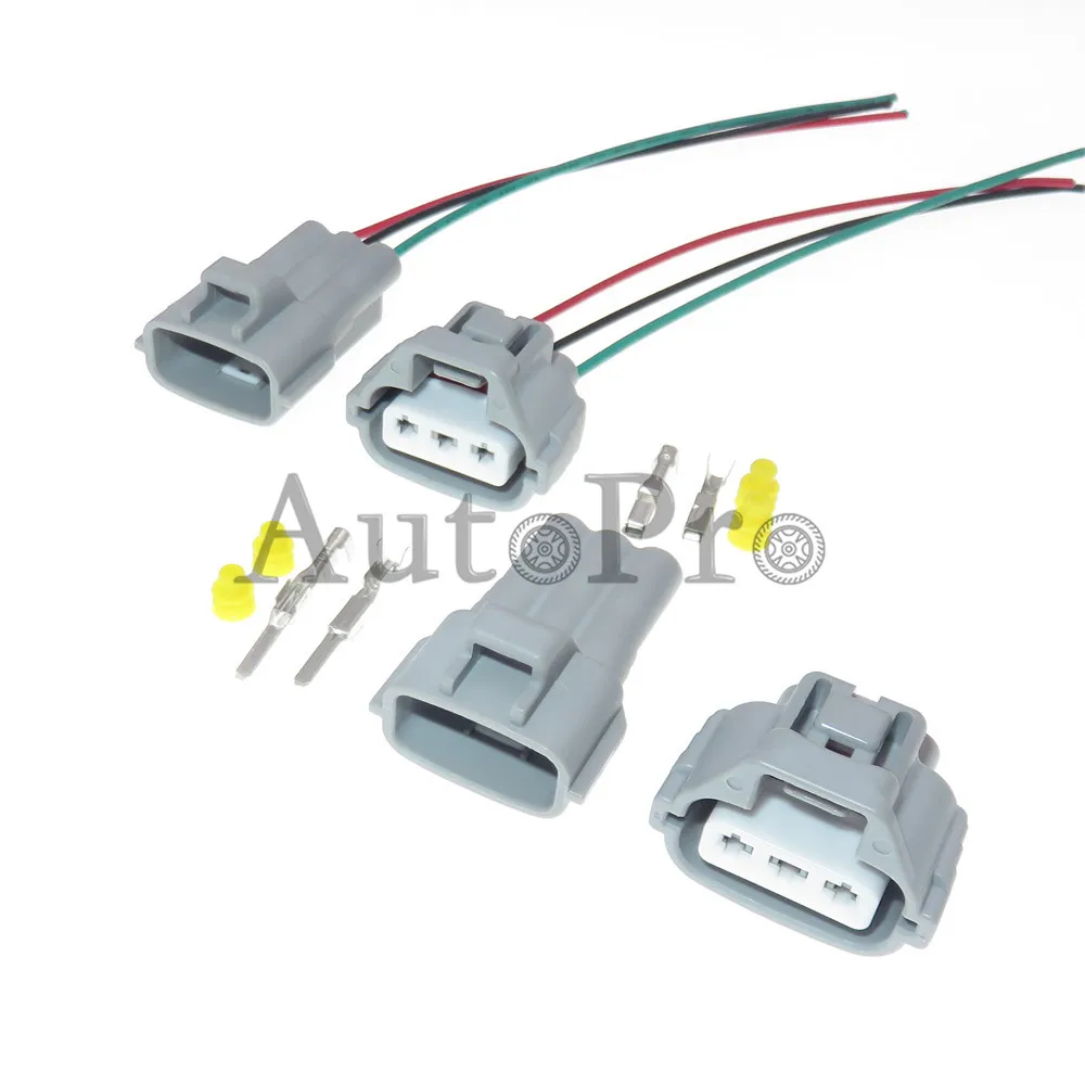 

1 Set 3 Hole Car Electric Cable Waterproof Socket AC Assembly Automobile Wire Plastic Housing Connector For Toyota 90980-11020