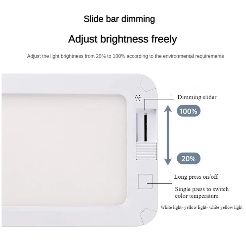 

Внутренний светильник для кемпера, 96 светодиодов, 3 цвета, с регулируемой яркостью, 12 В-30 В, потолочный купольный светильник для автофургона, грузовика, каравана