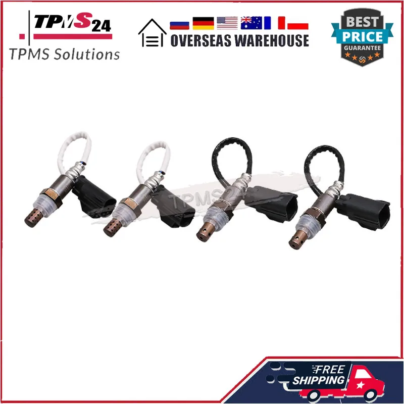 For Land Rover LR3 Land Rover Range Rover Sport 4Pcs Upstream&Downsream Oxygen Sensor O2 Sensor Lambda Sensor 234-9075 234-4264