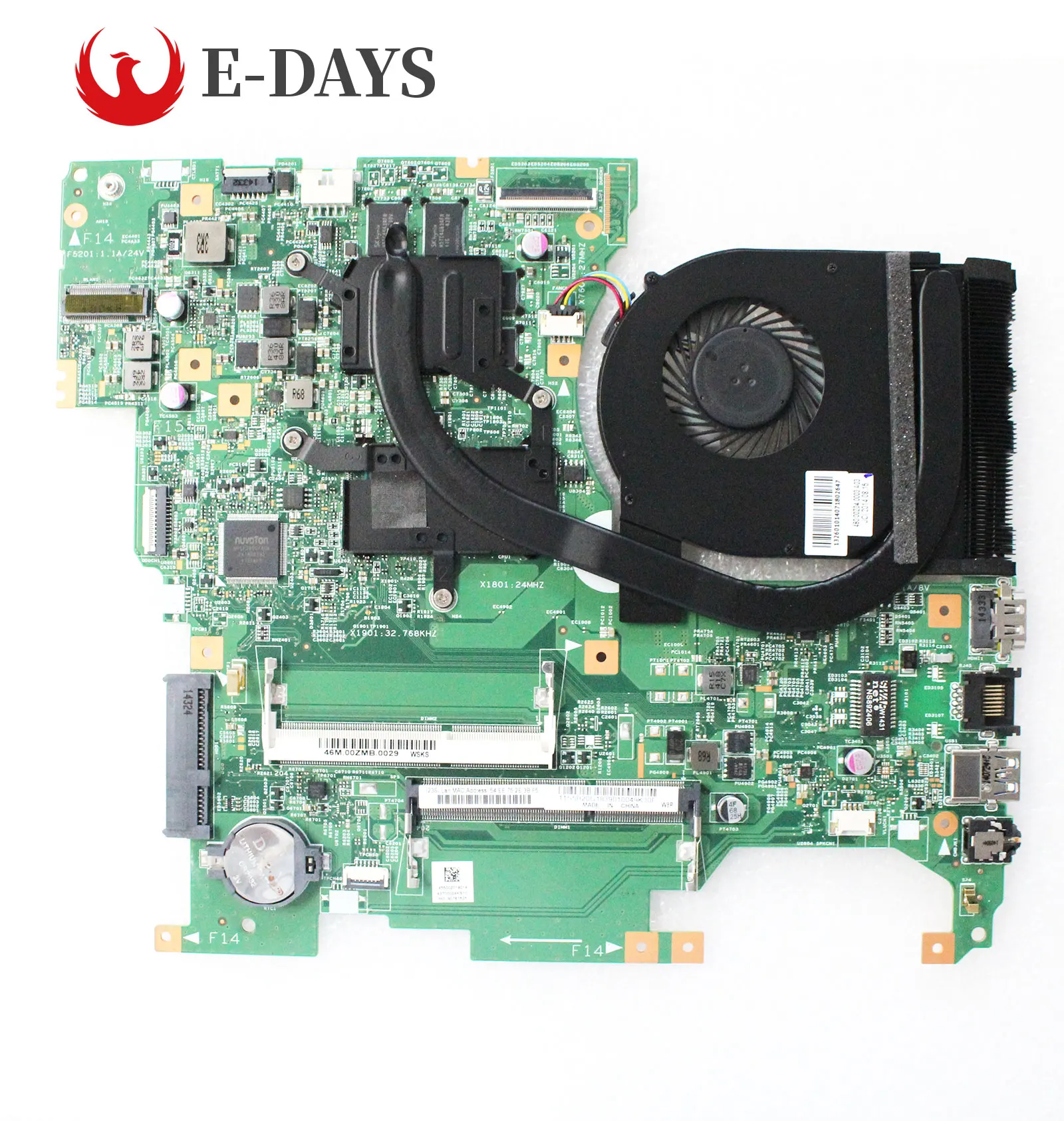 

For Lenovo Flex 2-15 Laptop Motherboard With Fan 3558U CPU 2GB GPU