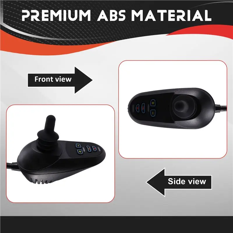 A98M 24V Universal Electric Wheelchair Joystick Dual Controller Wireless Bluetooth Control Handle