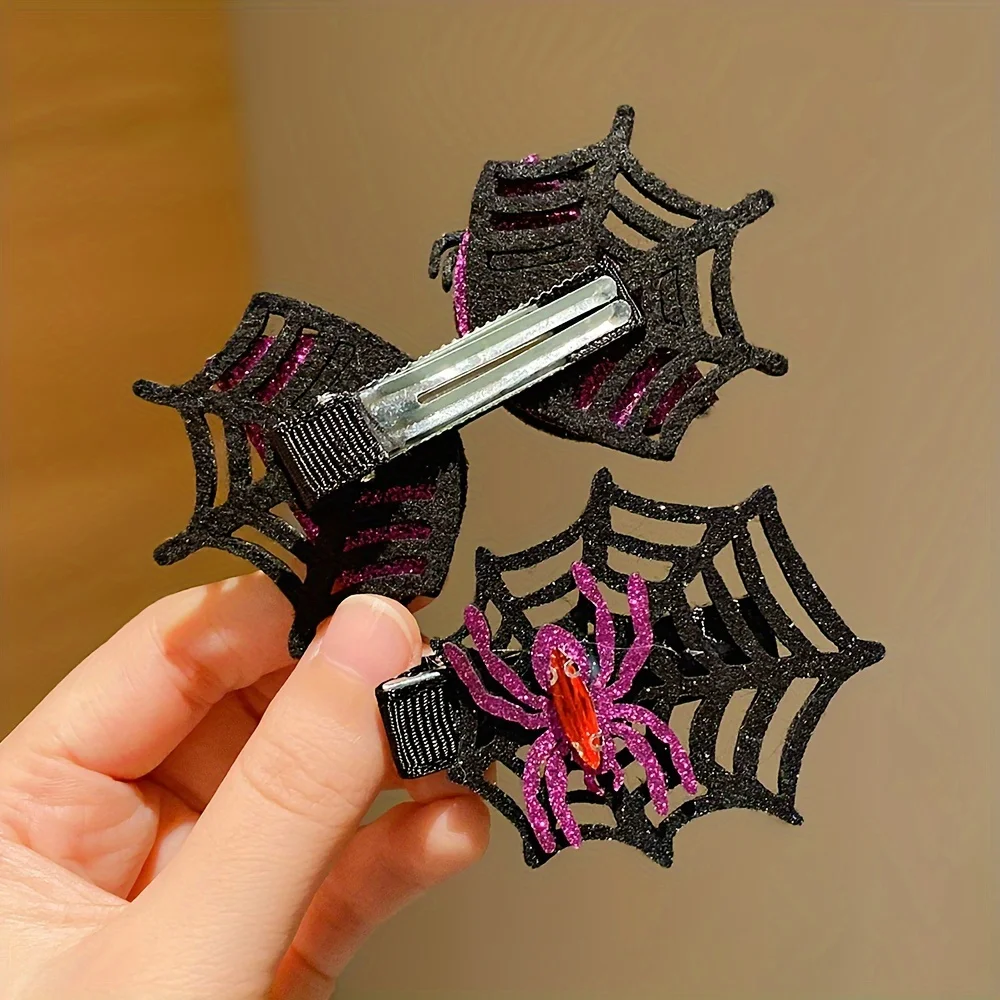 4pcs Halloween hair clips